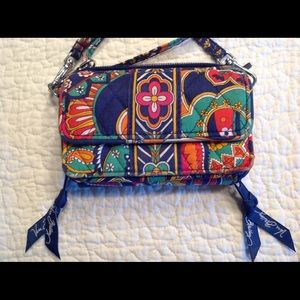 VERA BRADLEY "ALL-IN-ONE" WRISTLET/ SHOULDER BAG